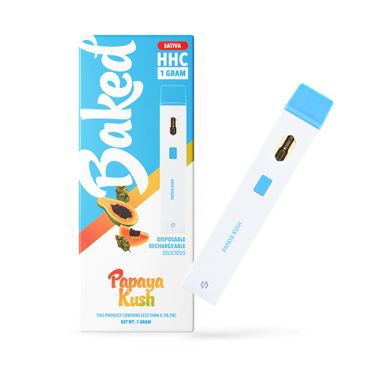 Baked HHC 1 Gram Disposable - Image 2
